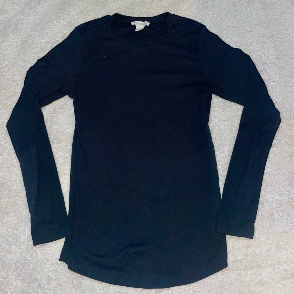 Treasure & Bond | Black Fitted Long Sleeve Tee